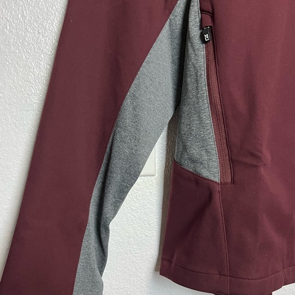 NWT Cutter & Buck Weather Tec Soft Shell Jacket Color Bordeaux Size XXL - Picture 4 of 9